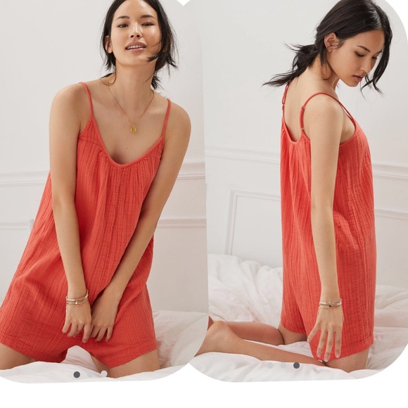 Anthropologie Pants - Anthro Daily Practice Gauzy Lounge Romper S